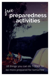 Are you tight on cash, but still looking for a way to be more prepared?  IHere is a list of 8 FREE preparedness activities that you can work on and be more prepared.  | emergency preparedness | free preparedness | free survival |