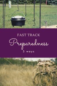 Emergency preparedness can be very overwhelming to start with.  Here are 3 ideas to jump start emergency preparedness for your family